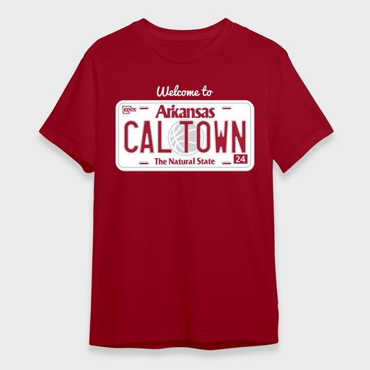 "Welcome to Cal Town" Tee (Red)